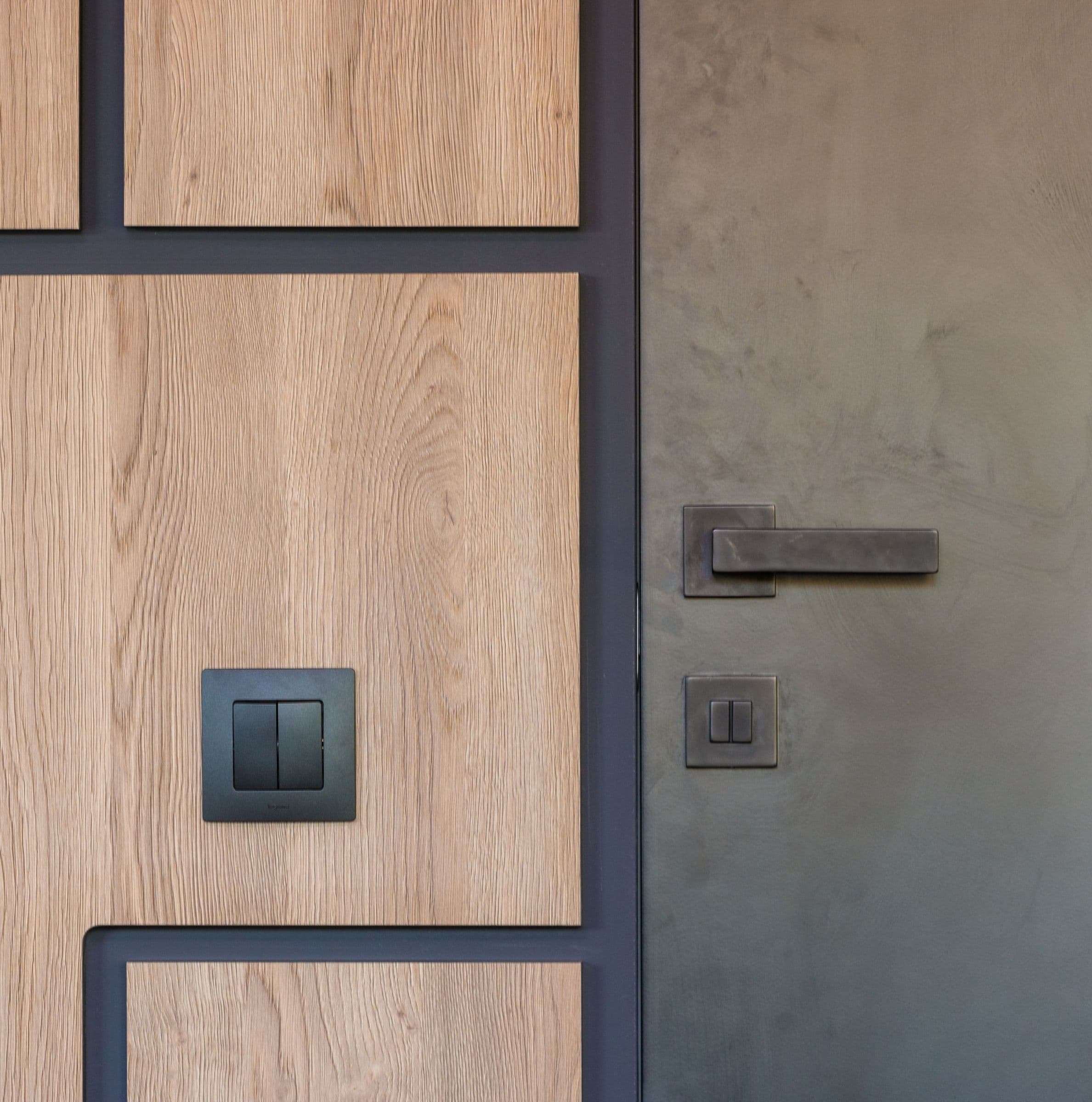 Veneer door detail